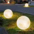  Eco-Friendly Round Solar Garden Light with Warm Glow 